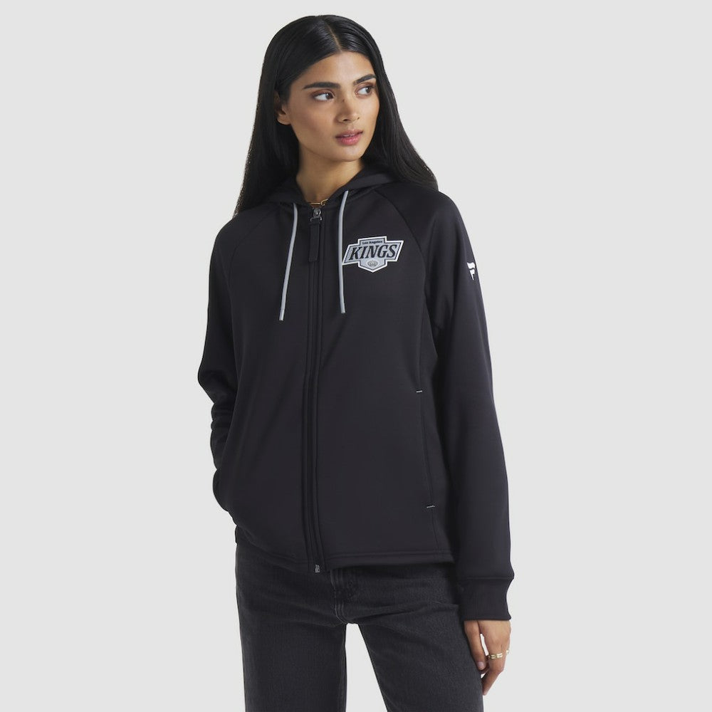 NHL Los Angeles Kings Fanatics Women's Authentic Pro Rink Raglan Full-Zip Hoodie