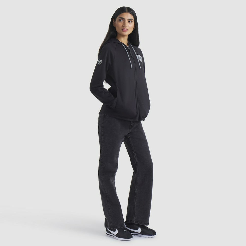 NHL Los Angeles Kings Fanatics Women's Authentic Pro Rink Raglan Full-Zip Hoodie