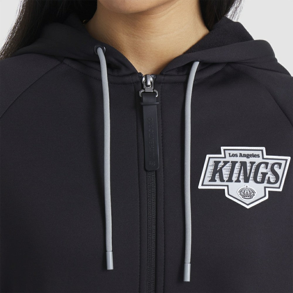 NHL Los Angeles Kings Fanatics Women's Authentic Pro Rink Raglan Full-Zip Hoodie