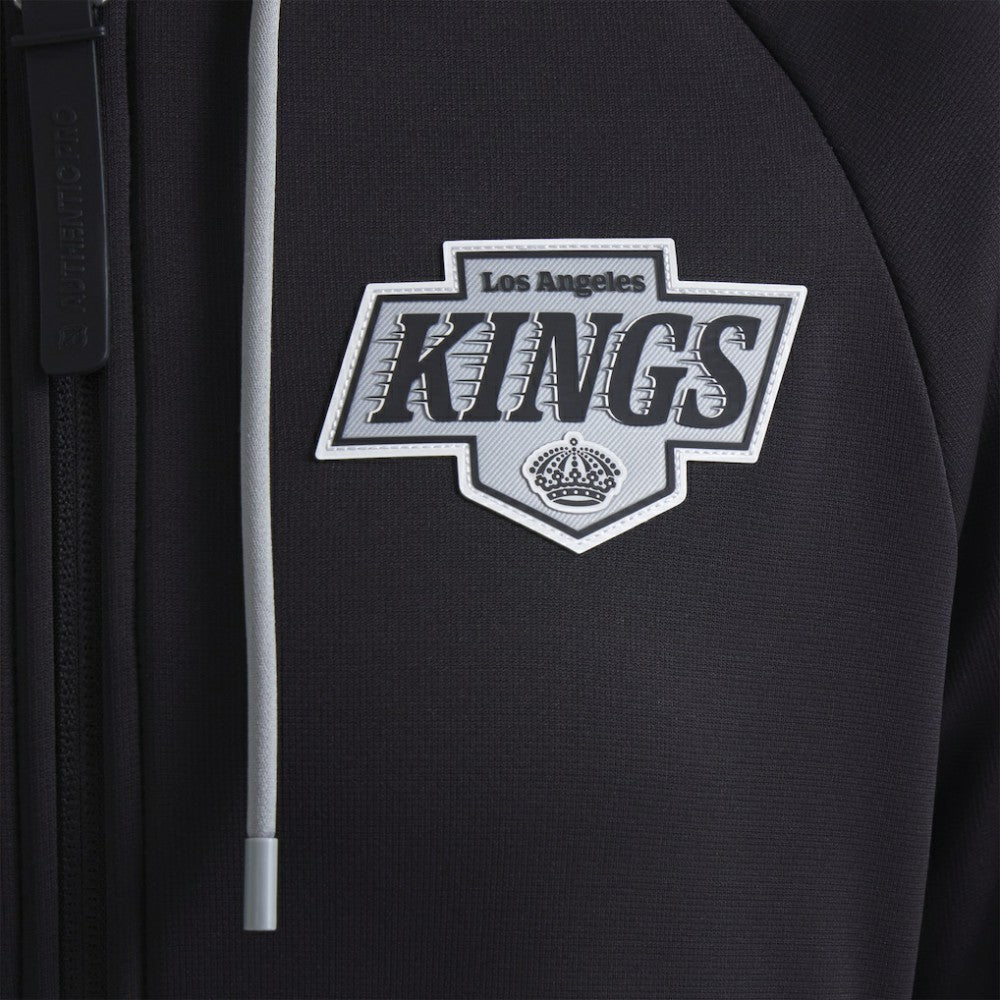 NHL Los Angeles Kings Fanatics Women's Authentic Pro Rink Raglan Full-Zip Hoodie