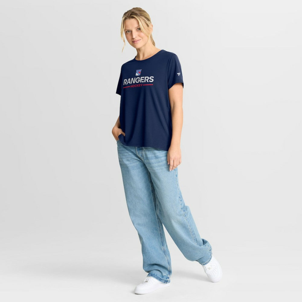 NHL New York Rangers Fanatics Women's Authentic Pro Rink Tech T-Shirt