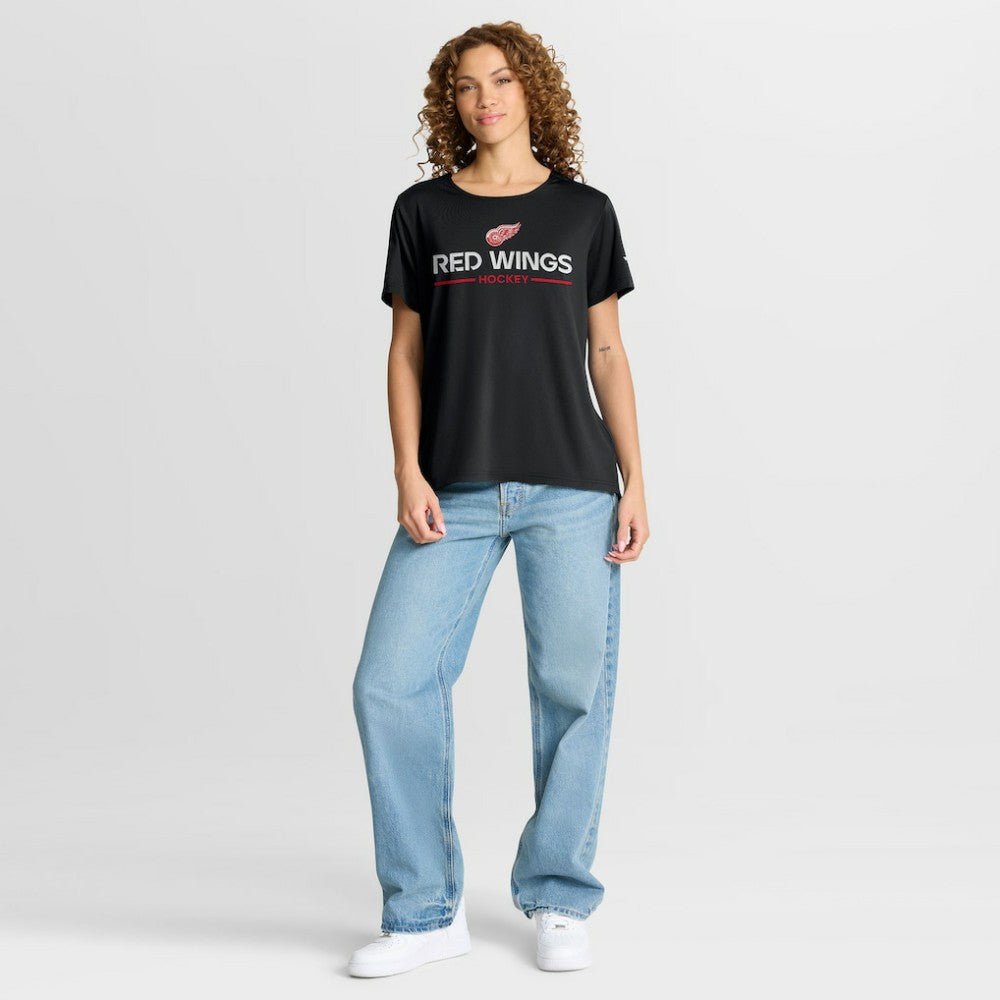 NHL Detroit Red Wings Fanatics Women's Authentic Pro Rink Tech T-Shirt