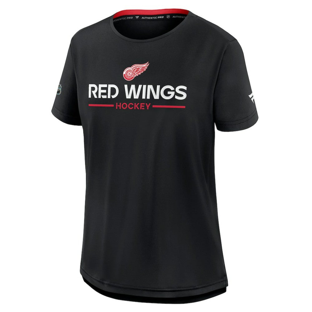 NHL Detroit Red Wings Fanatics Women's Authentic Pro Rink Tech T-Shirt