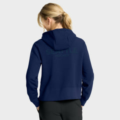 NHL Seattle Kraken Fanatics Women's Authentic Pro Road Tri-Blend Quarter-Zip Hoodie