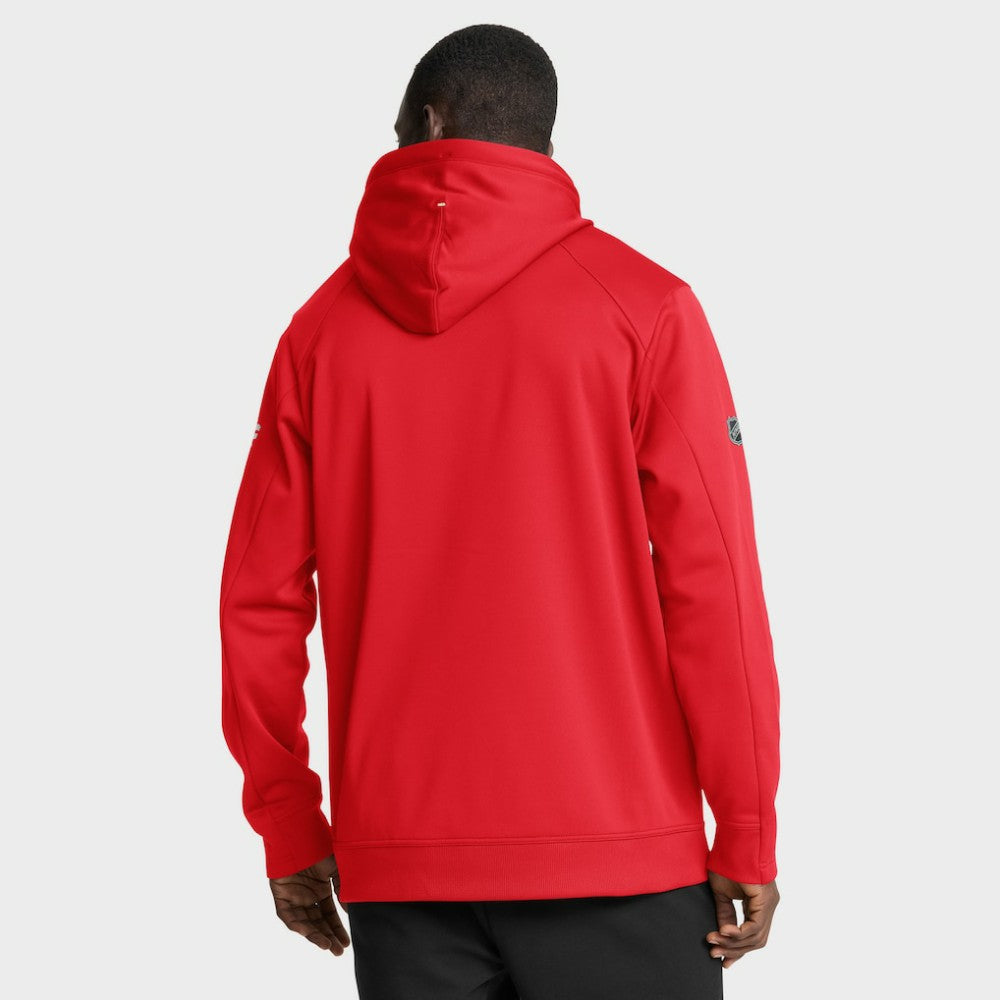 NHL Detroit Red Wings Fanatics Authentic Pro Centennial Rink Hoodie - Red