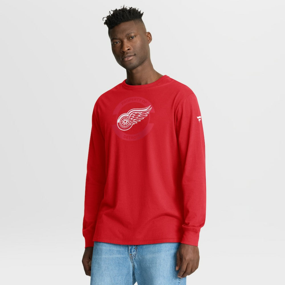 NHL Detroit Red Wings Fanatics Authentic Pro Property Of Practice Long Sleeve T-Shirt