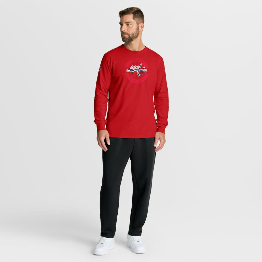 NHL Washington Capitals Fanatics Authentic Pro Property Of Practice Long Sleeve T-Shirt
