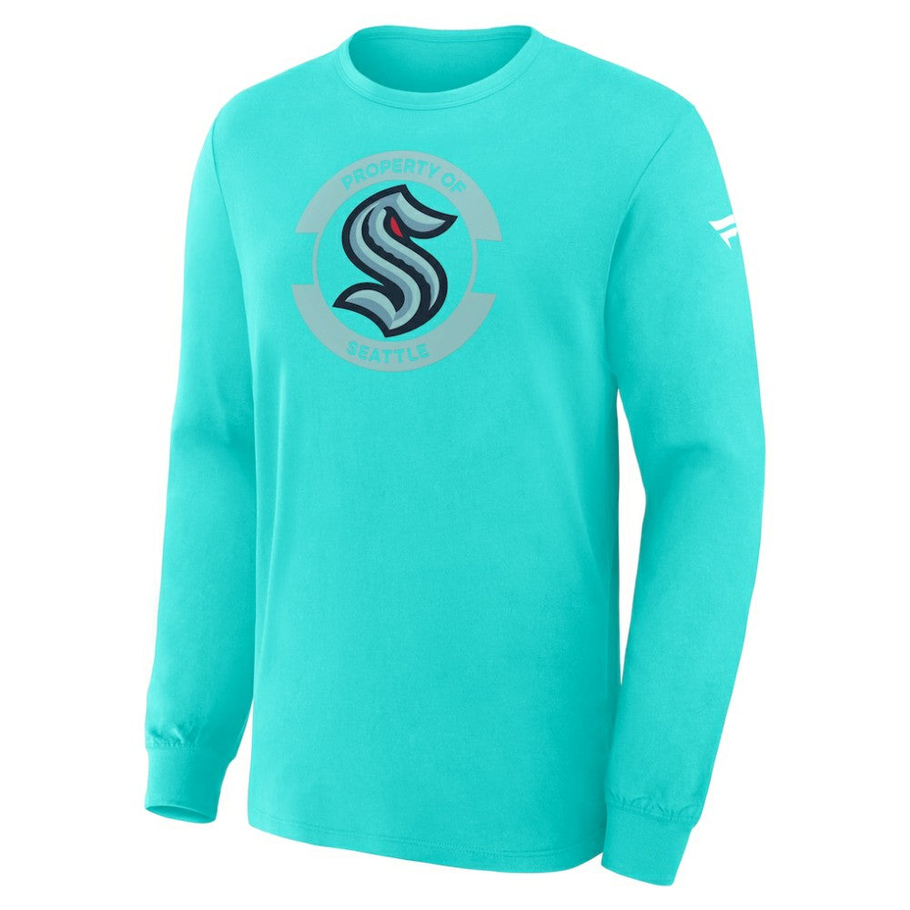NHL Seattle Kraken Fanatics Authentic Pro Property Of Practice Long Sleeve T-Shirt