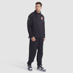 NHL New Jersey Devils Fanatics Authentic Pro Rink Raglan Quarter-Zip Pullover