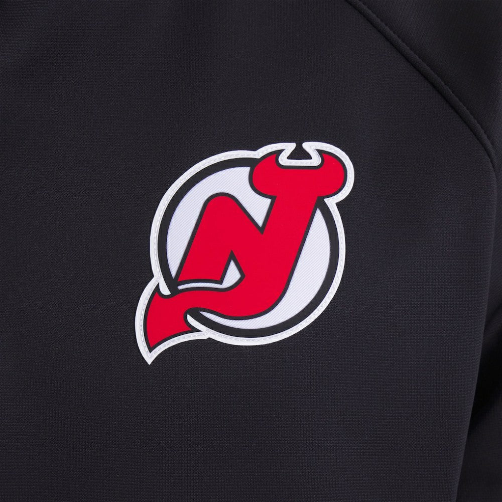 NHL New Jersey Devils Fanatics Authentic Pro Rink Raglan Quarter-Zip Pullover