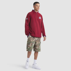 NHL Colorado Avalanche Fanatics Authentic Pro Rink Raglan Quarter-Zip Pullover