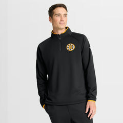 NHL Boston Bruins Fanatics Authentic Pro Rink Raglan Quarter-Zip Pullover
