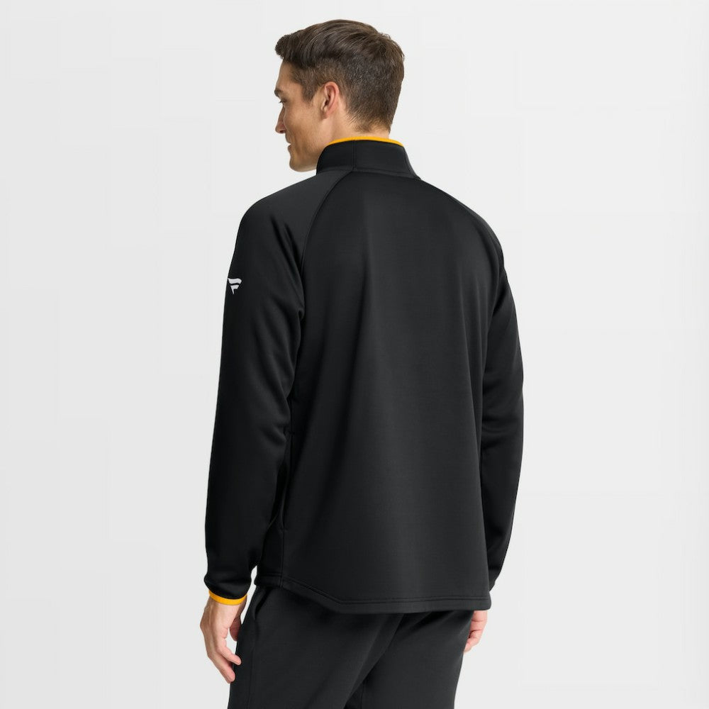 NHL Boston Bruins Fanatics Authentic Pro Rink Raglan Quarter-Zip Pullover