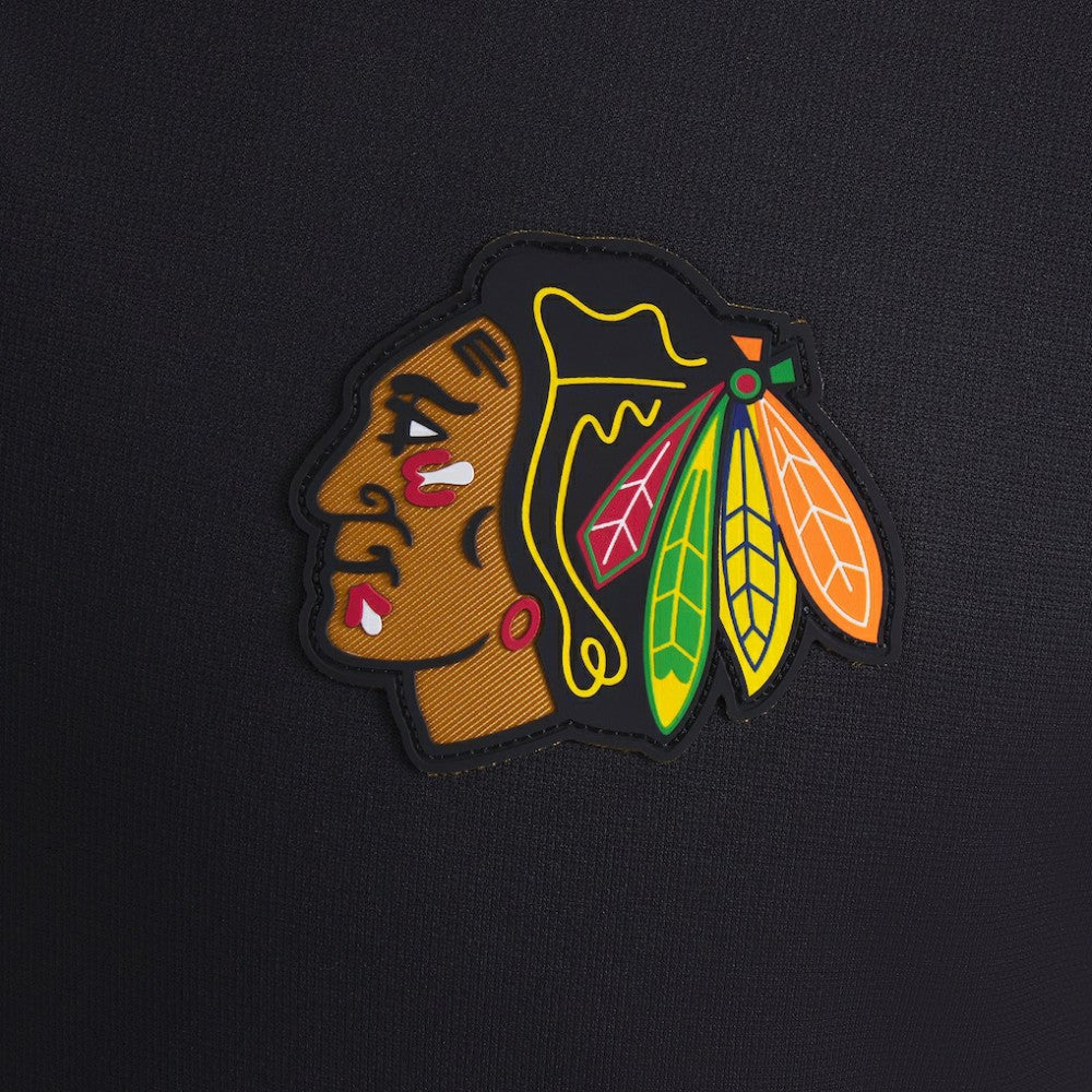 NHL Chicago Blackhawks Fanatics Authentic Pro Rink Raglan Quarter-Zip Pullover
