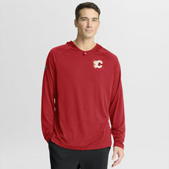 NHL Calgary Flames Fanatics Authentic Pro Rink Hoodie