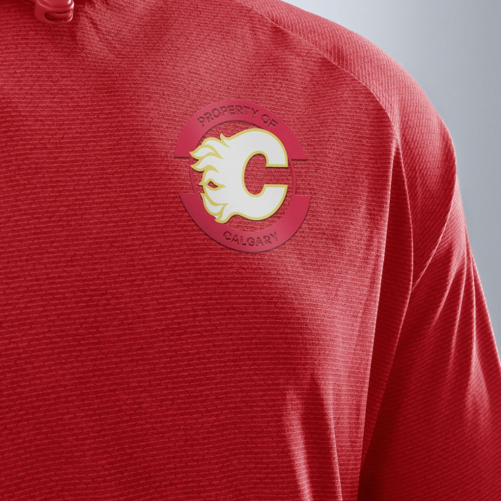 NHL Calgary Flames Fanatics Authentic Pro Rink Hoodie