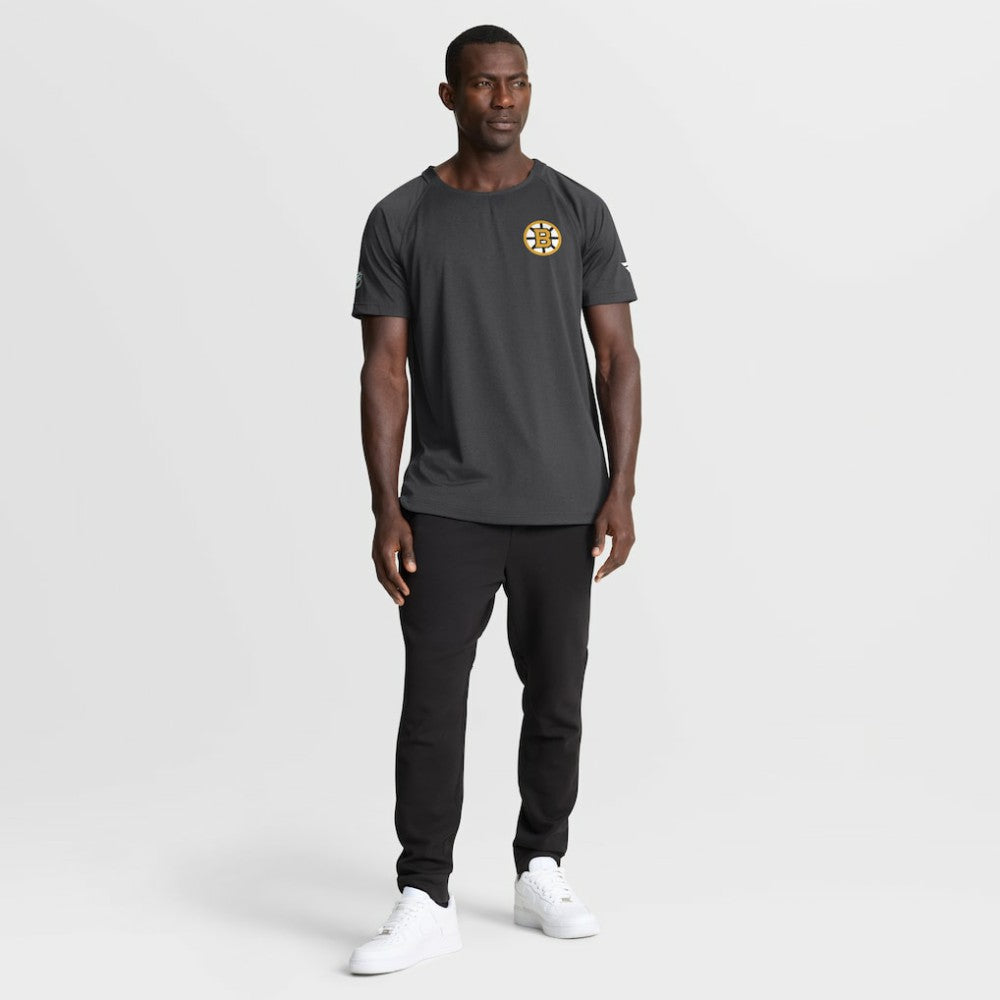 NHL Boston Bruins Fanatics Authentic Pro Rink Raglan Performance T-Shirt