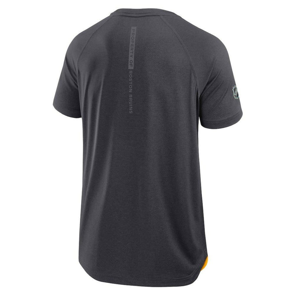 NHL Boston Bruins Fanatics Authentic Pro Rink Raglan Performance T-Shirt