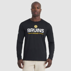 NHL Boston Bruins Fanatics Authentic Pro Rink Tech Long Sleeve T-Shirt