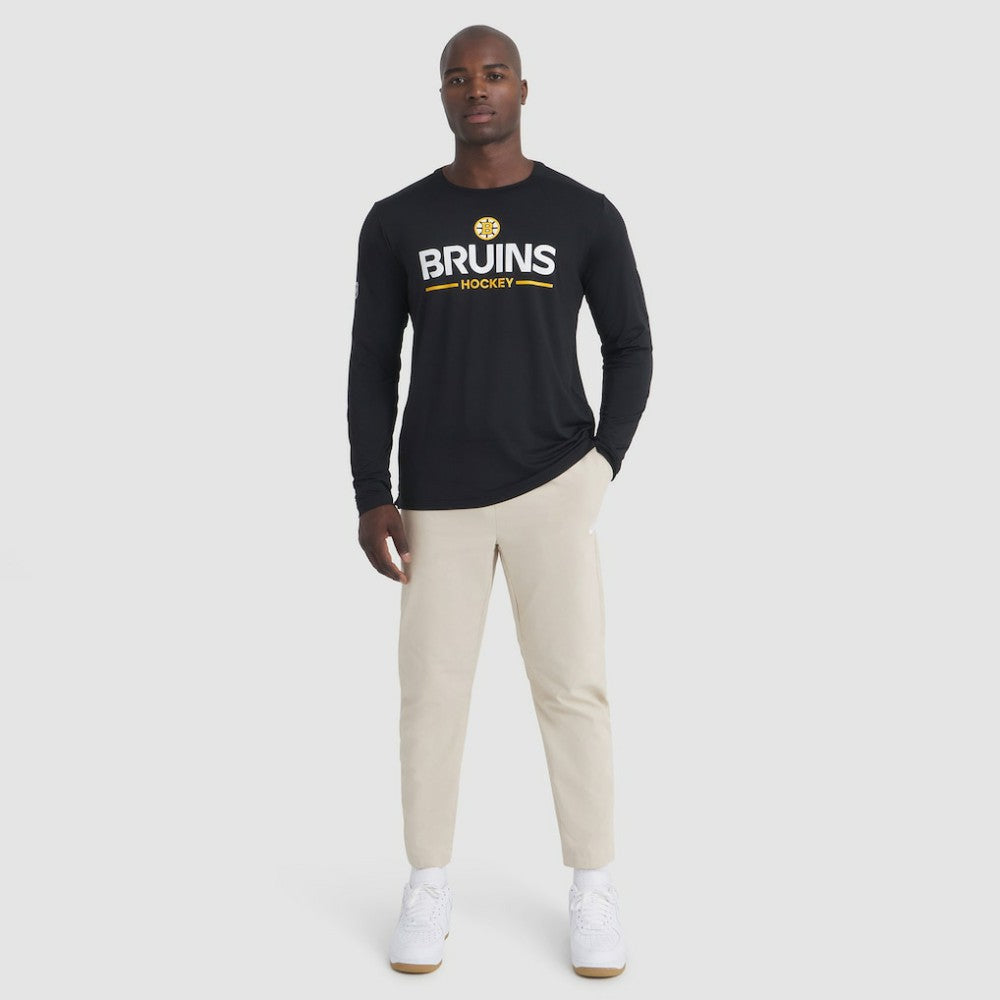 NHL Boston Bruins Fanatics Authentic Pro Rink Tech Long Sleeve T-Shirt
