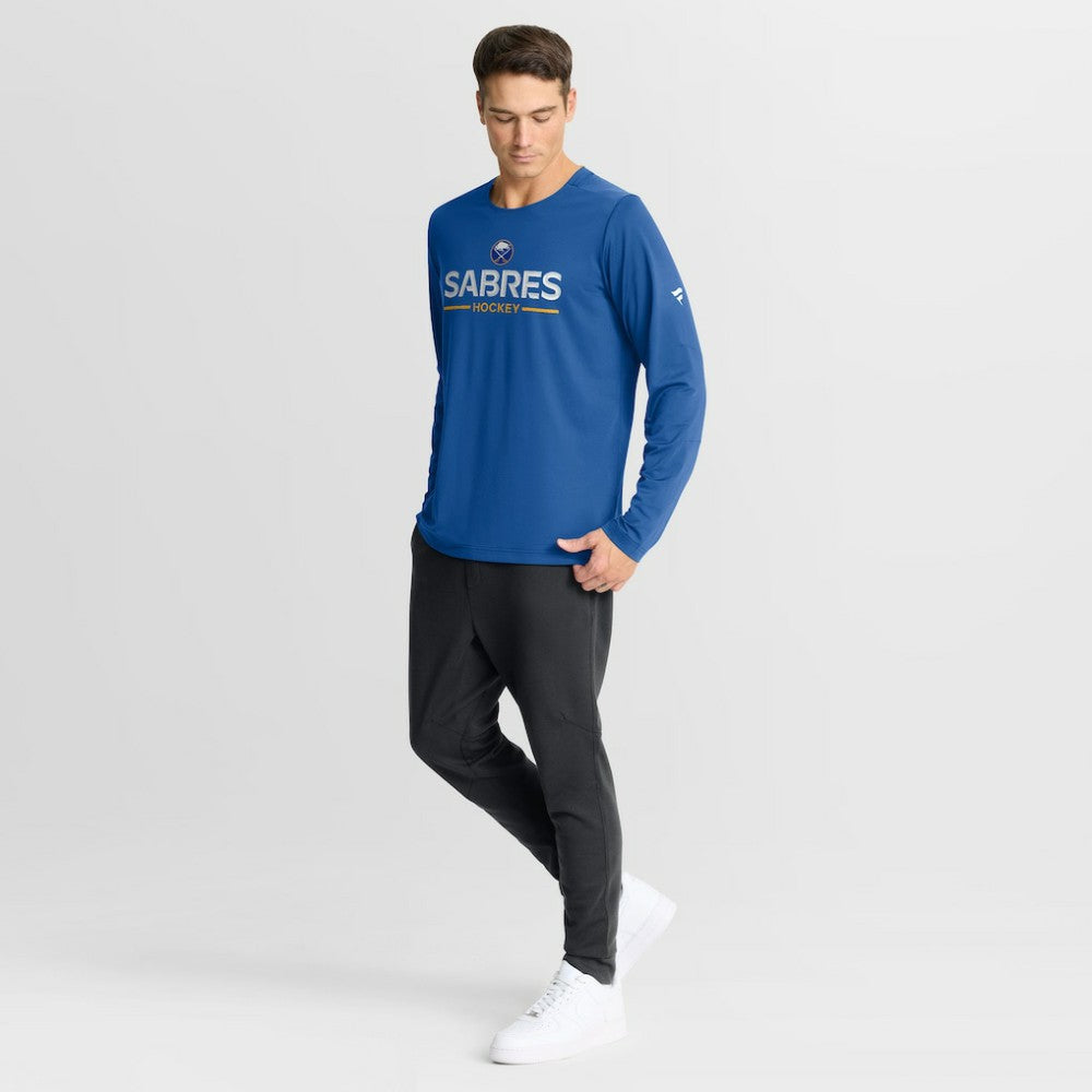 NHL Buffalo Sabres Fanatics Authentic Pro Rink Tech Long Sleeve T-Shirt