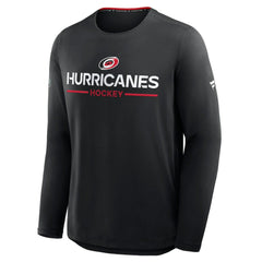 NHL Carolina Hurricanes Fanatics Authentic Pro Rink Tech Long Sleeve T-Shirt