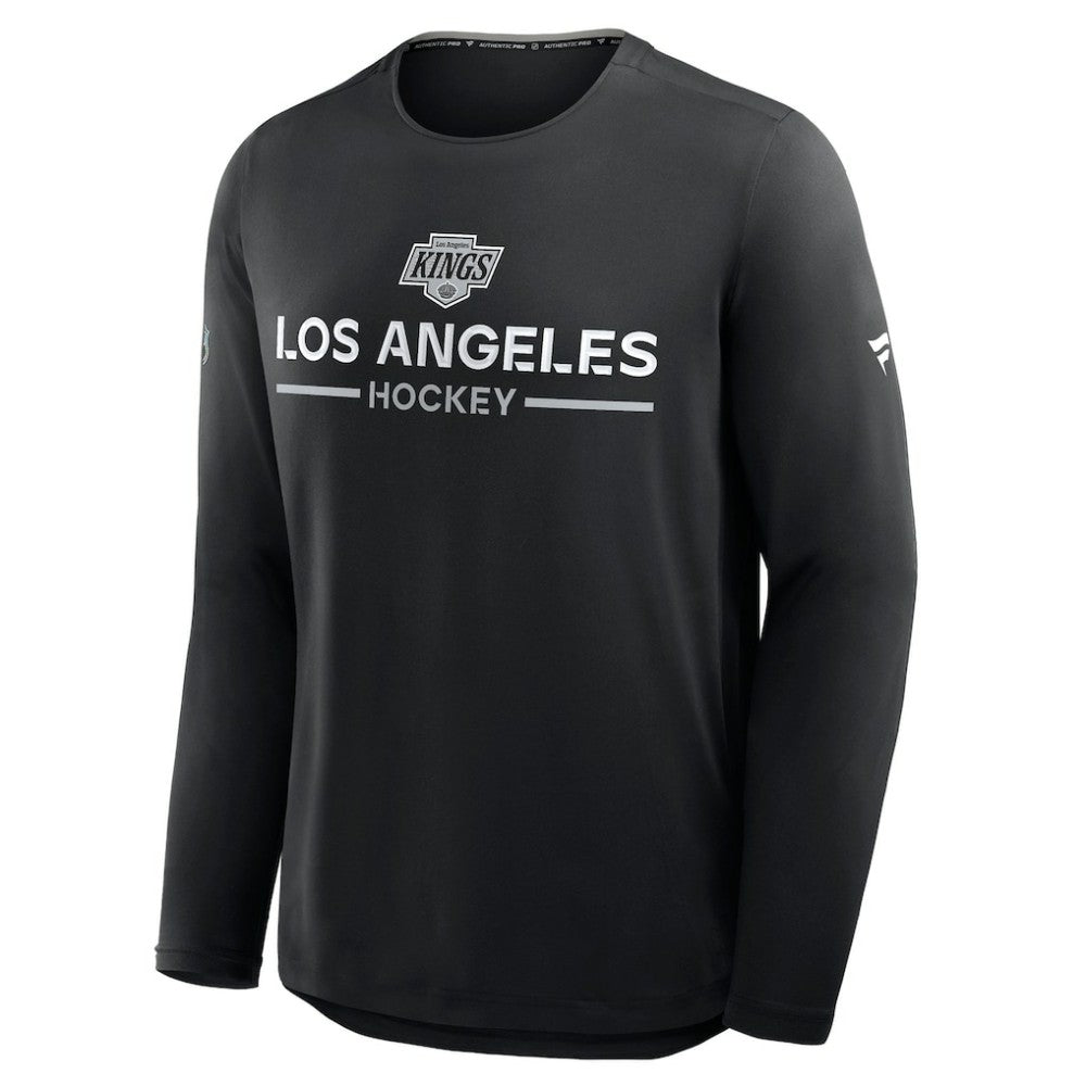 NHL Los Angeles Kings Fanatics Authentic Pro Rink Tech Long Sleeve T-Shirt