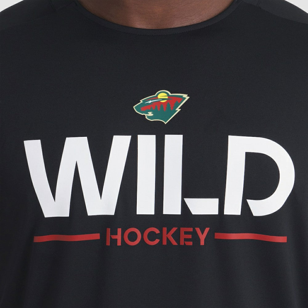 NHL Minnesota Wild Fanatics Authentic Pro Rink Tech Long Sleeve T-Shirt