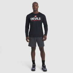 NHL New Jersey Devils Fanatics Authentic Pro Rink Tech Long Sleeve T-Shirt