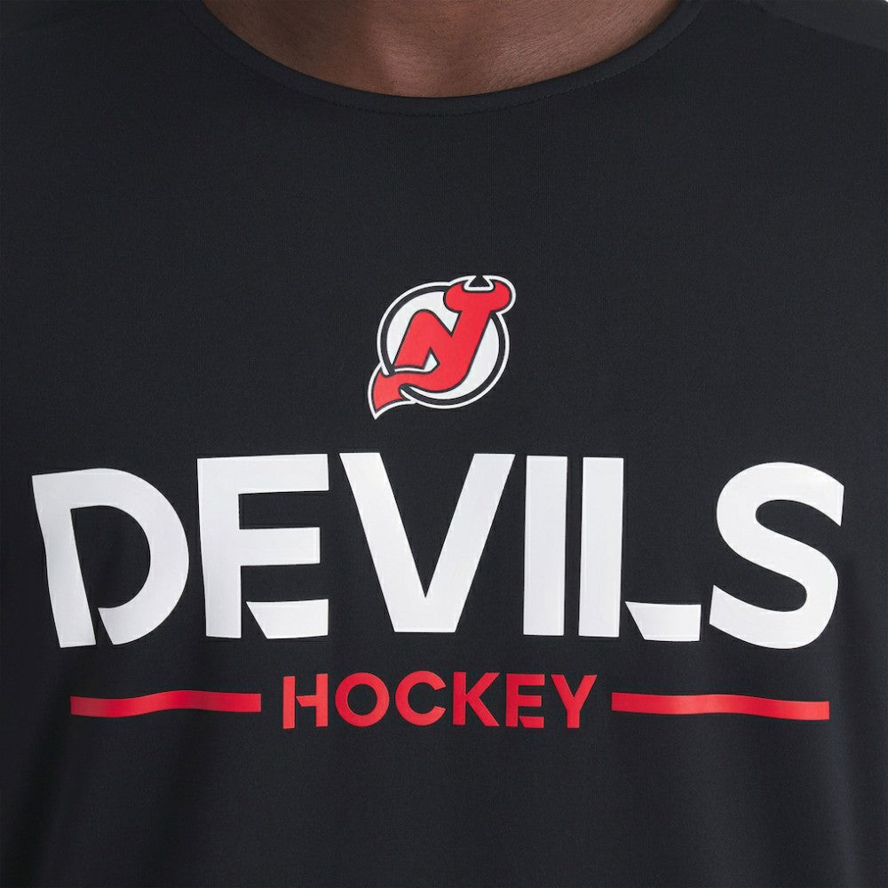 NHL New Jersey Devils Fanatics Authentic Pro Rink Tech Long Sleeve T-Shirt