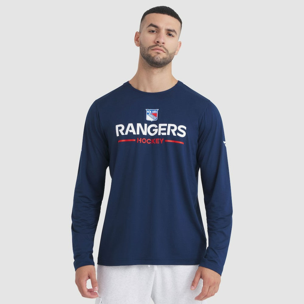 NHL New York Rangers Fanatics Authentic Pro Rink Tech Long Sleeve T-Shirt