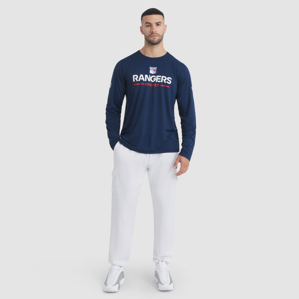 NHL New York Rangers Fanatics Authentic Pro Rink Tech Long Sleeve T-Shirt