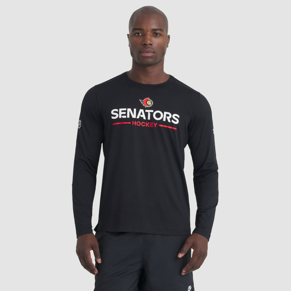 NHL Ottawa Senators Fanatics Authentic Pro Rink Tech Long Sleeve T-Shirt