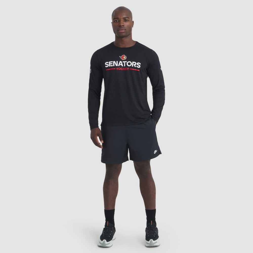 NHL Ottawa Senators Fanatics Authentic Pro Rink Tech Long Sleeve T-Shirt