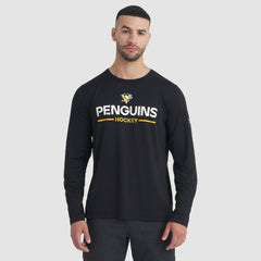 NHL Pittsburgh Penguins Fanatics Authentic Pro Rink Tech Long Sleeve T-Shirt