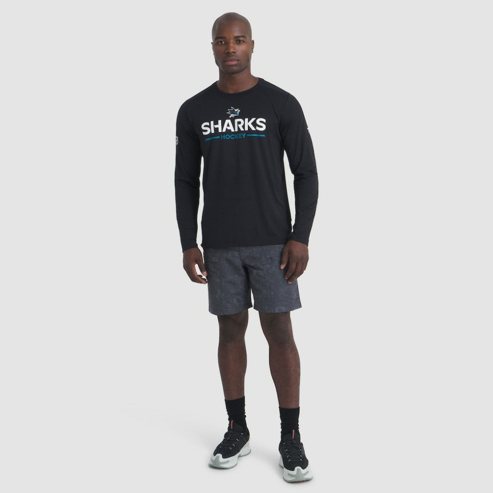 NHL San Jose Sharks Fanatics Authentic Pro Rink Tech Long Sleeve T-Shirt