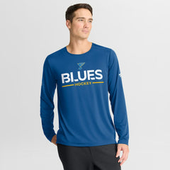 NHL St. Louis Blues Fanatics Authentic Pro Rink Tech Long Sleeve T-Shirt