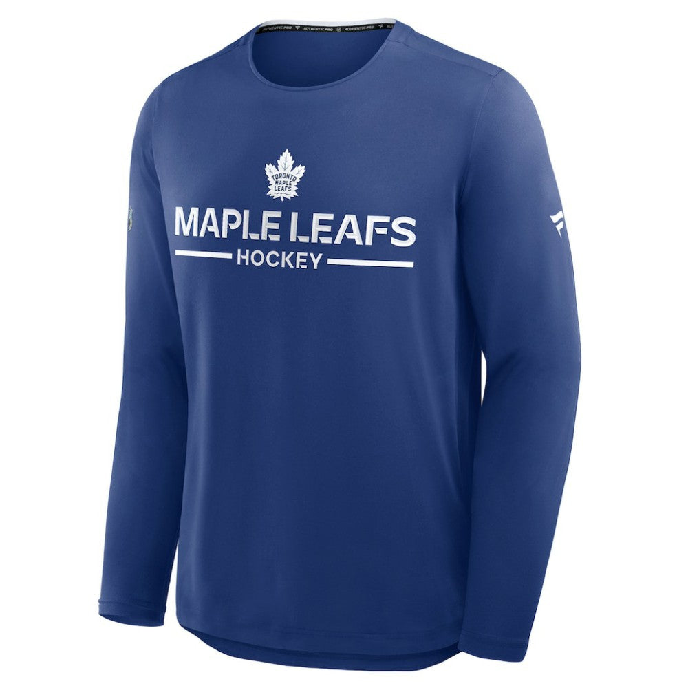NHL Toronto Maple Leafs Fanatics Authentic Pro Rink Tech Long Sleeve T-Shirt