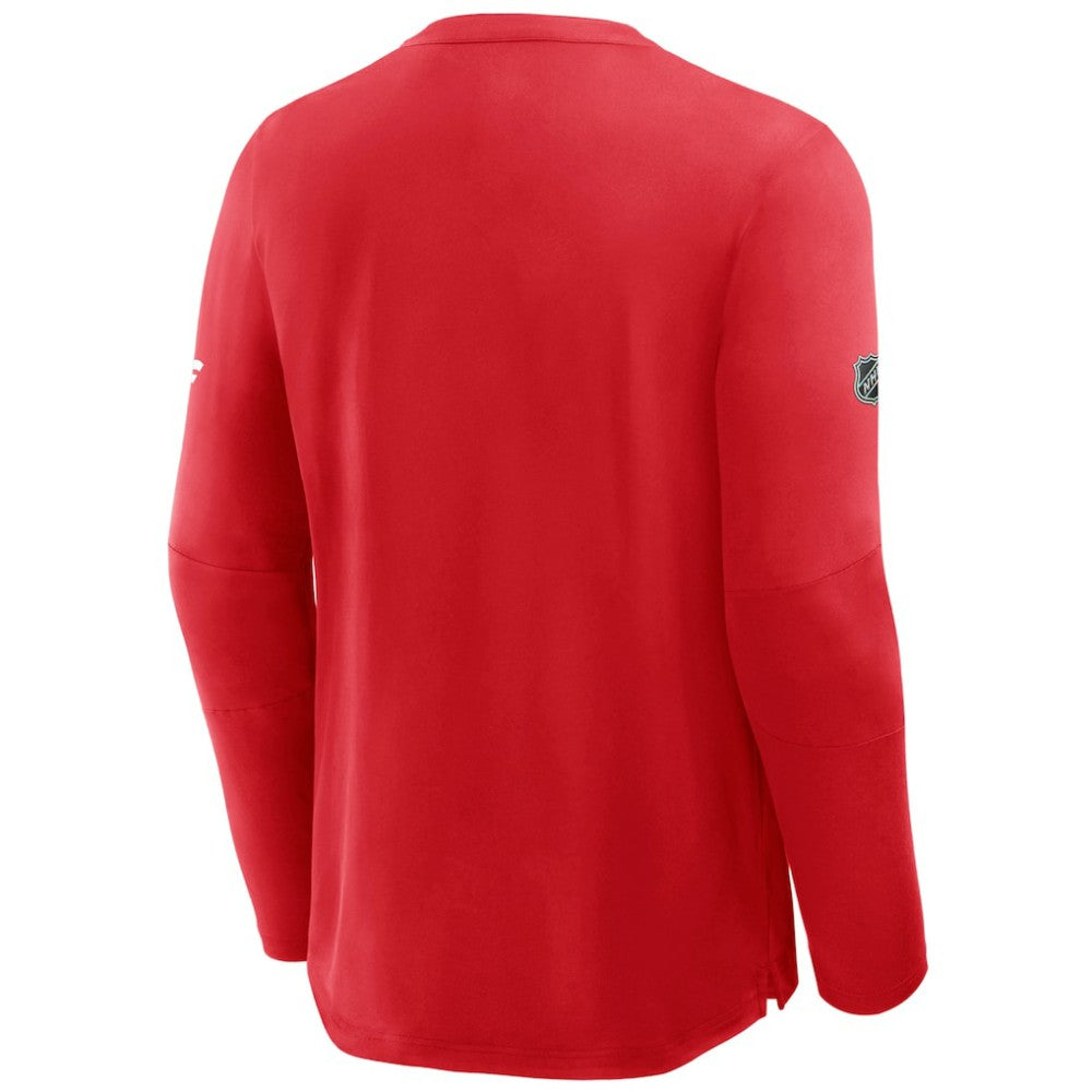 NHL Chicago Blackhawks Fanatics Authentic Pro Centennial Rink Tech Long Sleeve T-Shirt