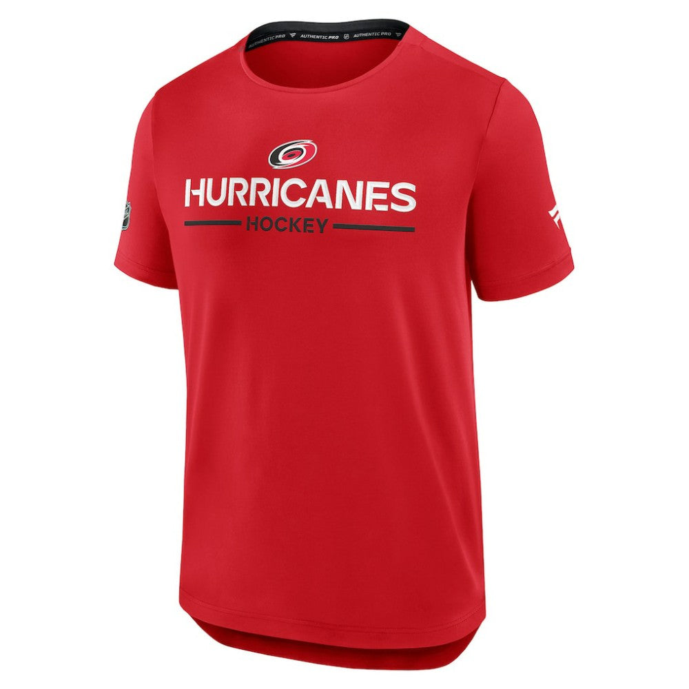 NHL Carolina Hurricanes Fanatics Authentic Pro Rink Tech T-Shirt