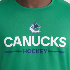 NHL Vancouver Canucks Fanatics Authentic Pro Rink Tech T-Shirt