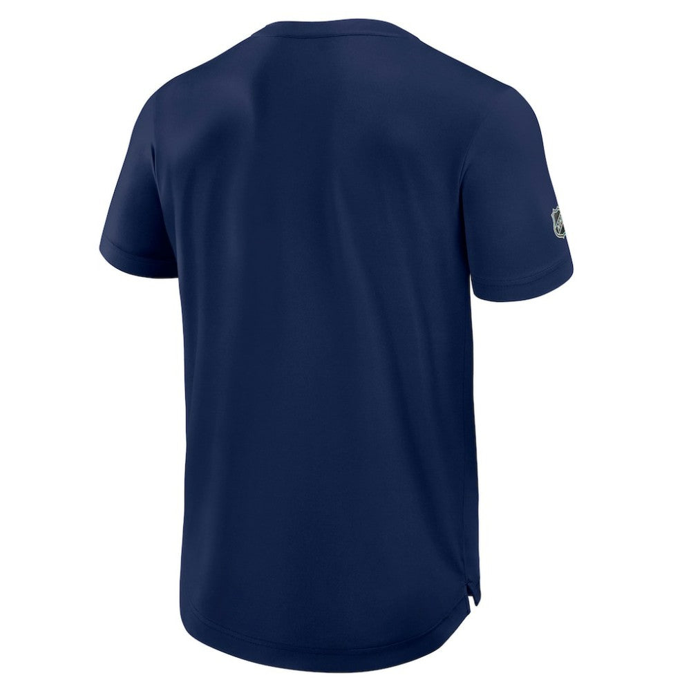 NHL Columbus Blue Jackets Fanatics Authentic Pro Rink Tech T-Shirt