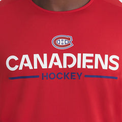 NHL Montreal Canadiens Fanatics Authentic Pro Rink Tech T-Shirt