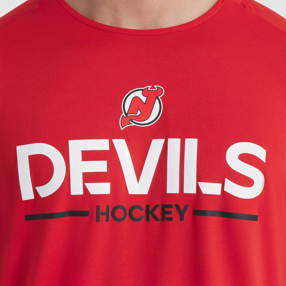 NHL New Jersey Devils Fanatics Authentic Pro Rink Tech T-Shirt