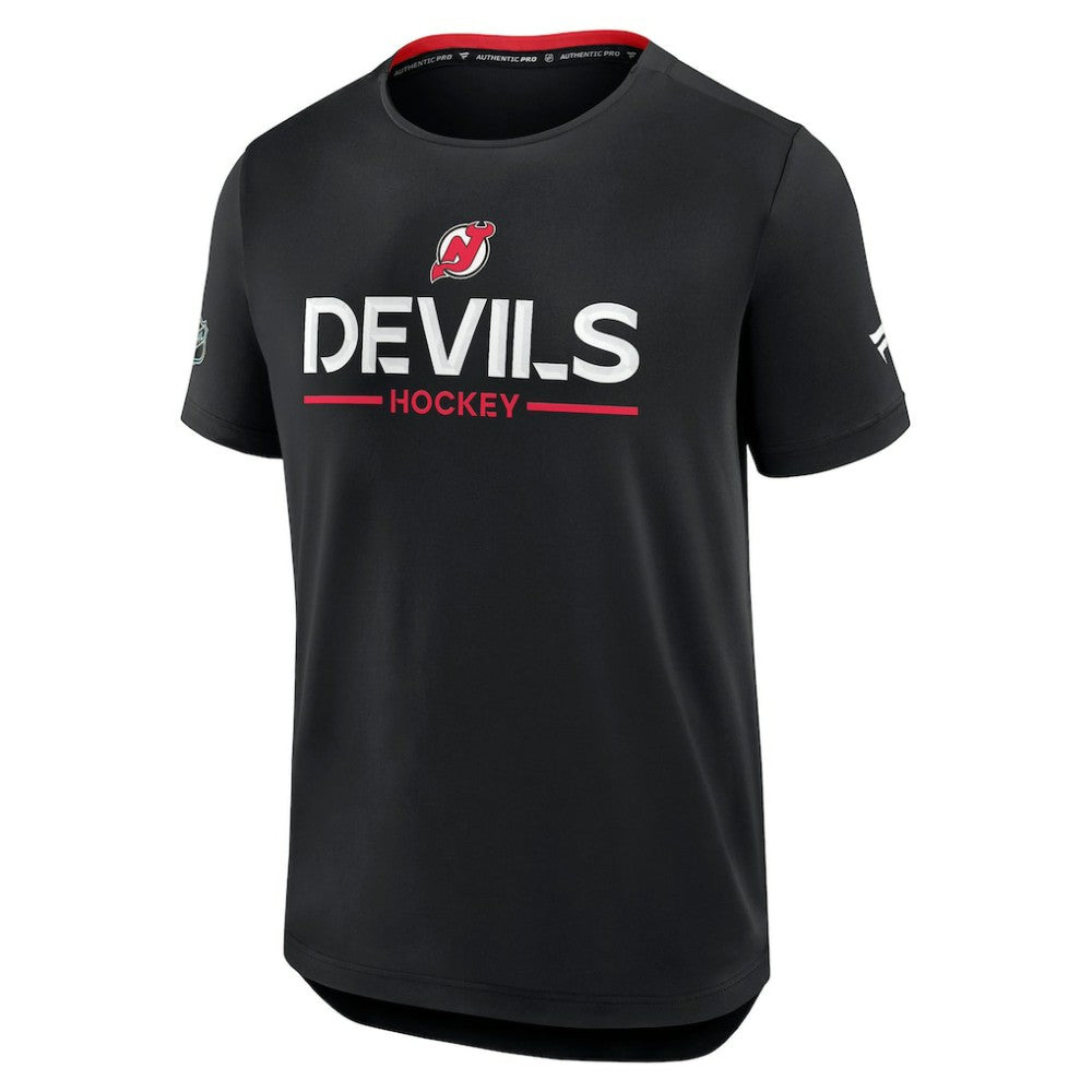 NHL New Jersey Devils Fanatics Authentic Pro Rink Tech T-Shirt