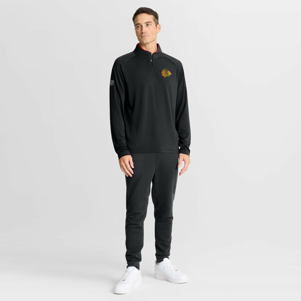 NHL Chicago Blackhawks Fanatics Authentic Pro Rink Training Quarter-Zip Pullover