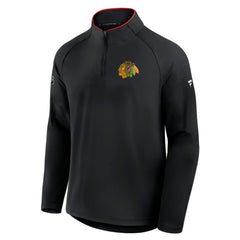 NHL Chicago Blackhawks Fanatics Authentic Pro Rink Training Quarter-Zip Pullover