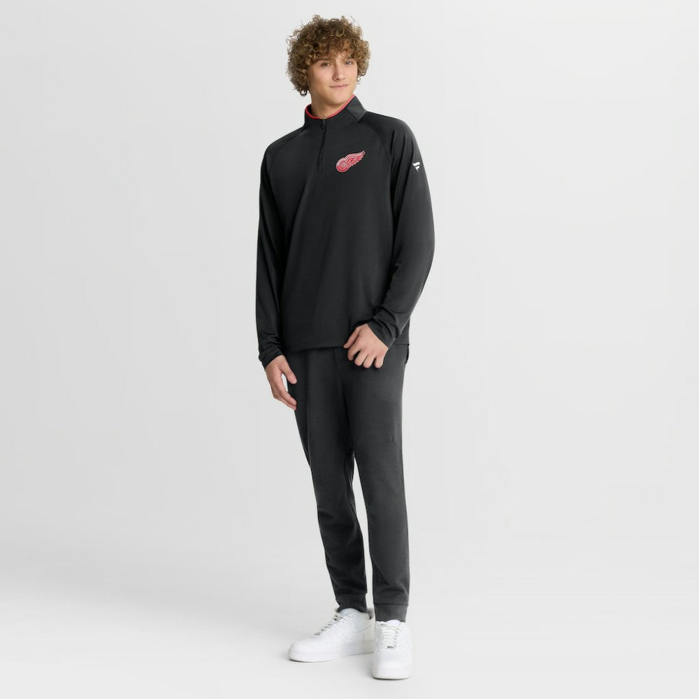 NHL Detroit Red Wings Fanatics Authentic Pro Rink Training Quarter-Zip Pullover