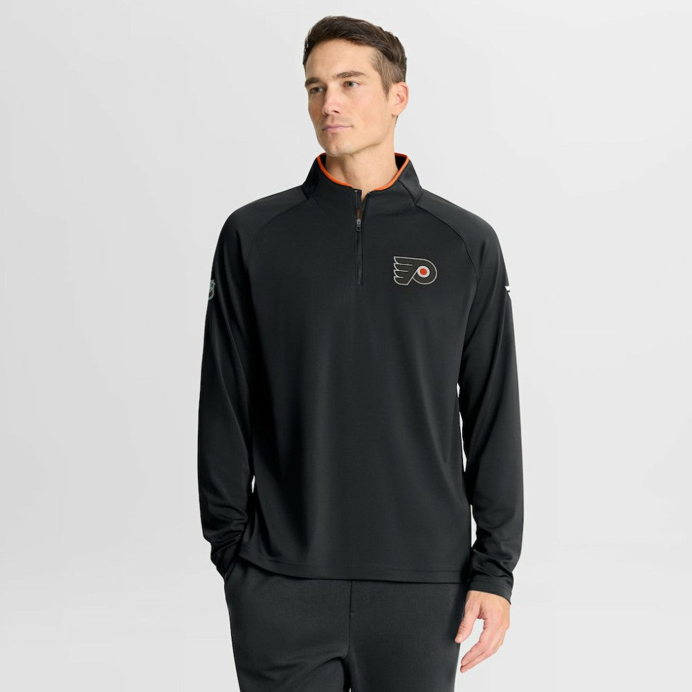 NHL Philadelphia Flyers Fanatics Authentic Pro Rink Training Quarter-Zip Pullover