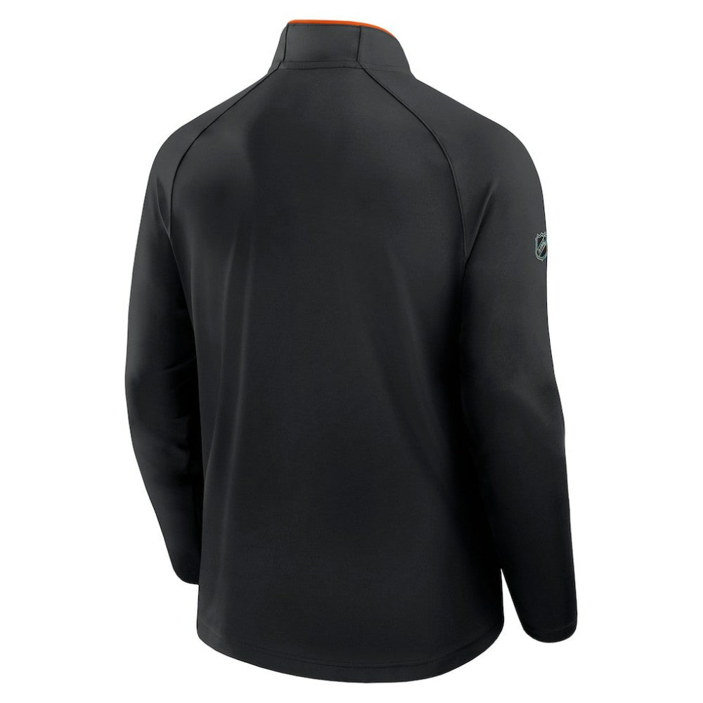 NHL Philadelphia Flyers Fanatics Authentic Pro Rink Training Quarter-Zip Pullover